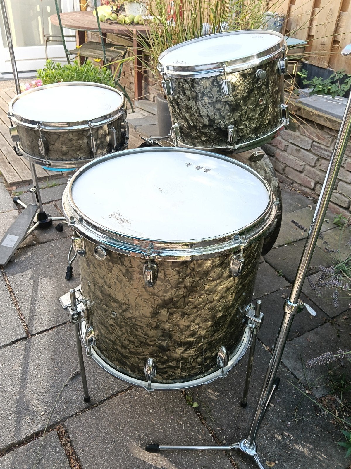 Vintage floor 60, /13 Black Diamond Pearl Tom 25,, Ophalen of Verzenden, Gebruikt, Overige merken