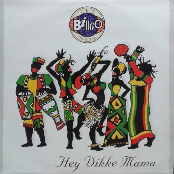 MAXI-SINGLE - Bingo – Hey Dikke Mama, Beschermende buitenhoes, Ophalen of Verzenden, Zo goed als nieuw, 12 inch