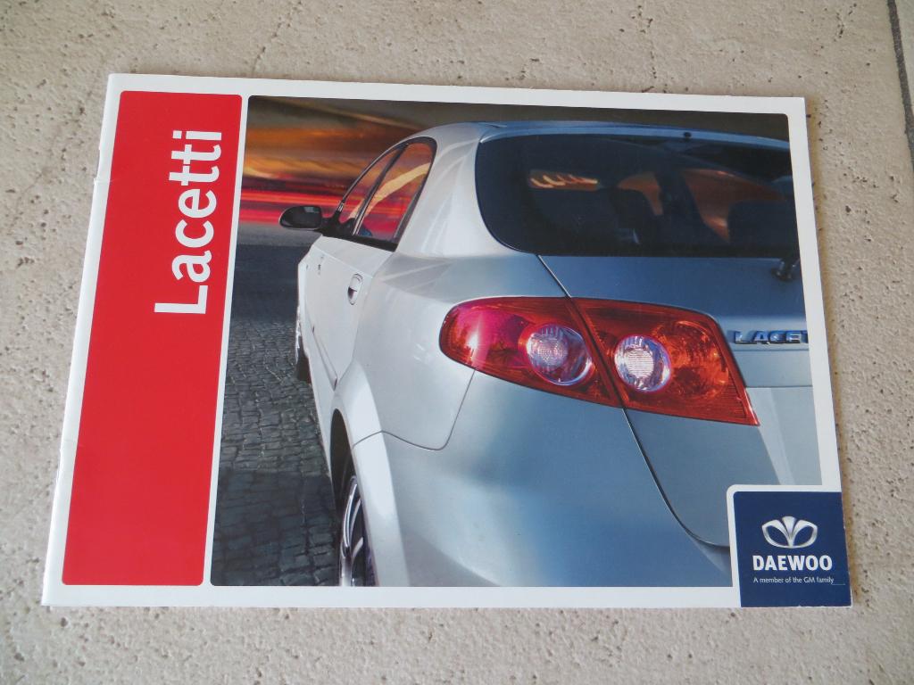 Brochure GM Chevrolet Daewoo Lacetti General Motors, Ophalen of Verzenden, Zo goed als nieuw, Chevrolet