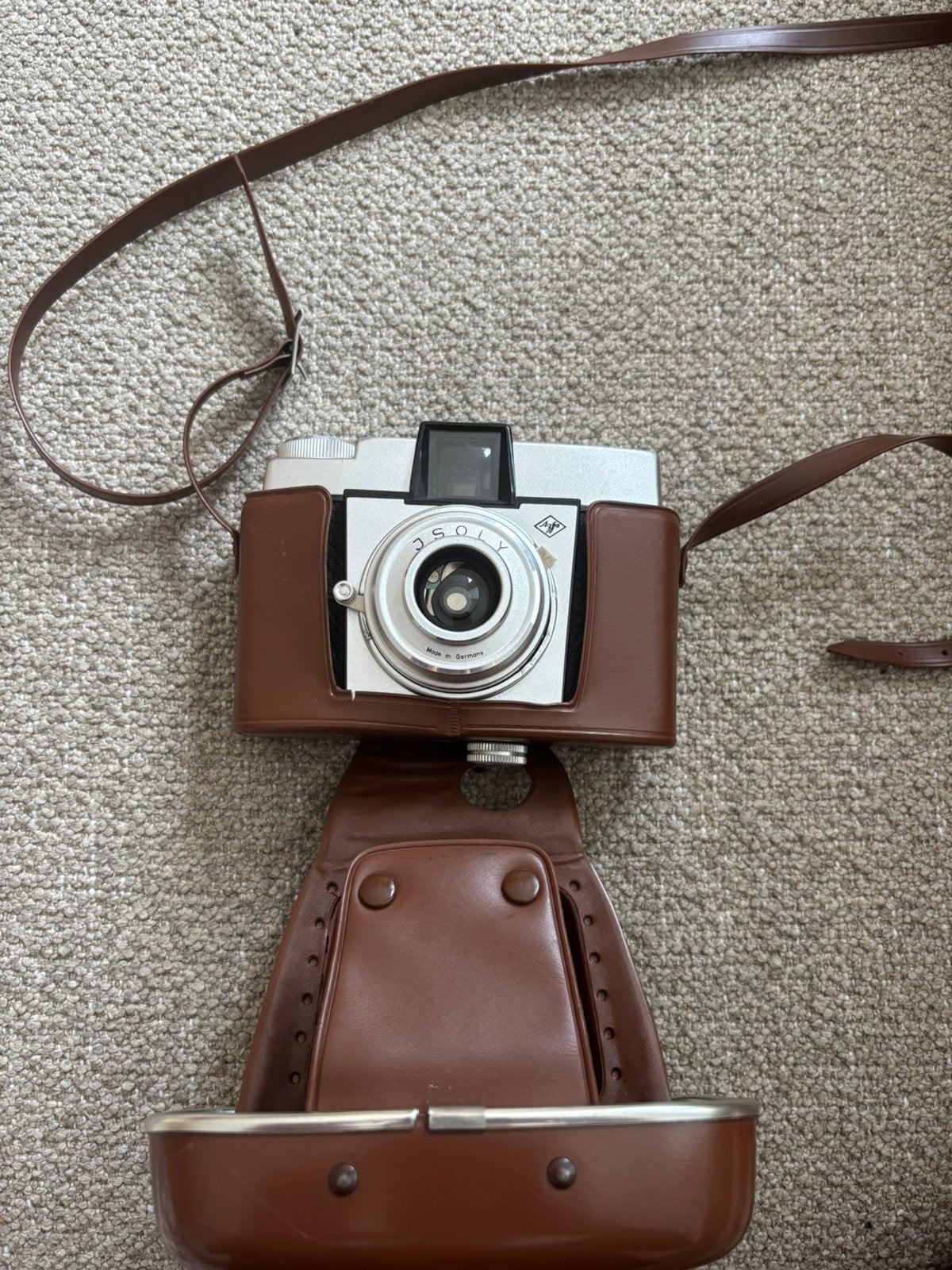 Agfa J.Soly vintage fototoestel/camera, Ophalen of Verzenden, Gebruikt, Compact, Overige Merken