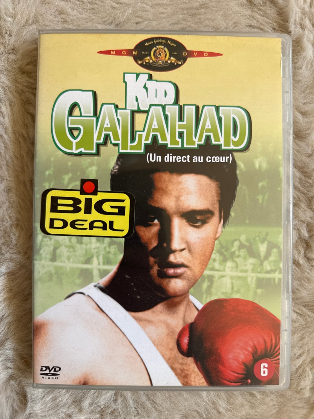 Kid Galahad (Un direct au cœur) - Elvis Presley DVD, Vanaf 6 jaar, Ophalen of Verzenden, Zo goed als nieuw, Inclusief doosje