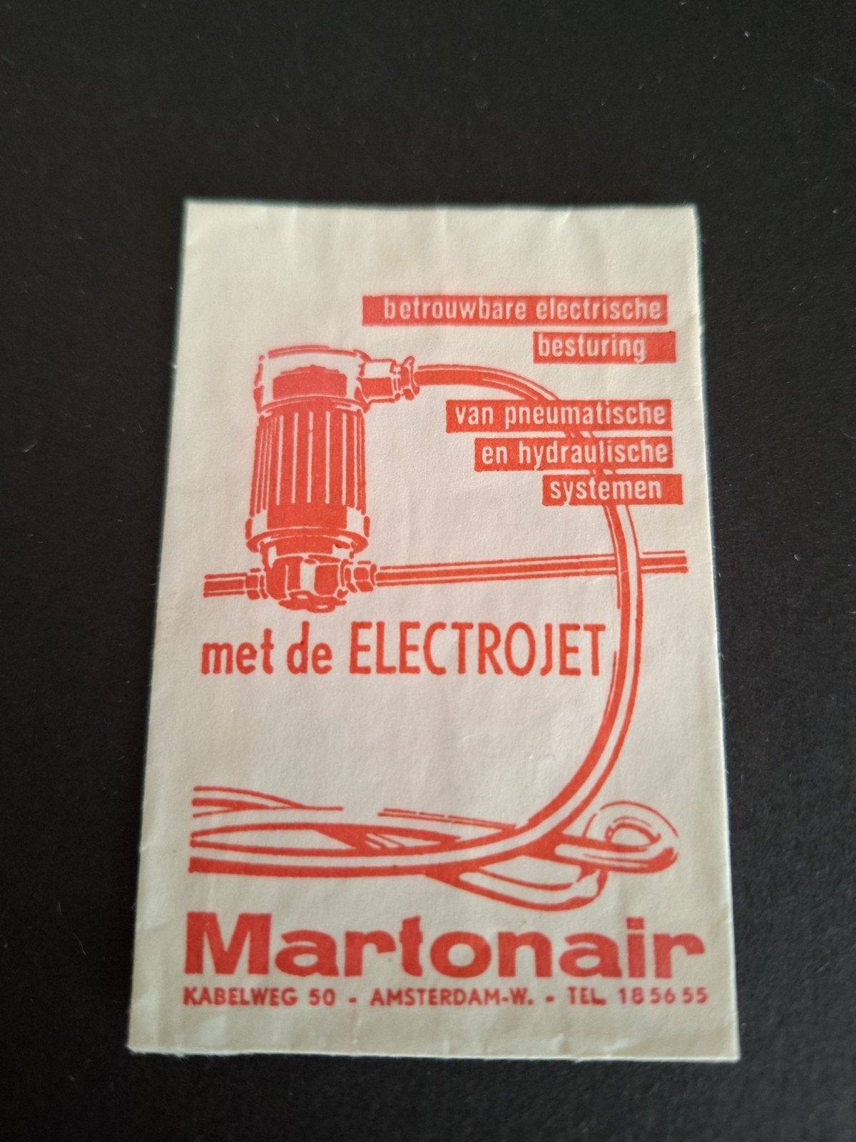Amsterdam W.  Martonair electrojet, Verzenden, Nederland