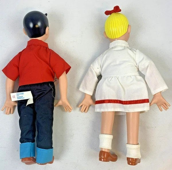 Suske en Wiske Poppen Set 1993 Gaumel met Originele Labels, Coolsingel 104, 3011 AG Rotterdam, Netherlands, Zo goed als nieuw