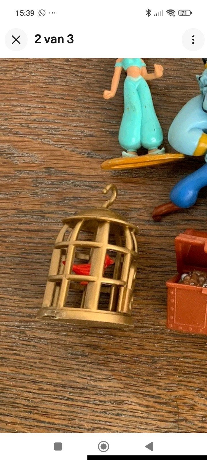GEZOCHT : Aladdin Mattel vogelkooi, Ophalen of Verzenden, Gebruikt