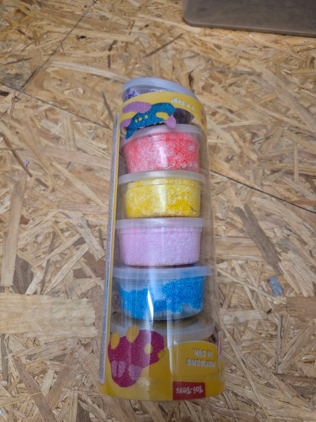 Toi-Toys Foam Clay - 6 kleuren (hardens in 24h), Ophalen of Verzenden, Nieuw, Knutselen
