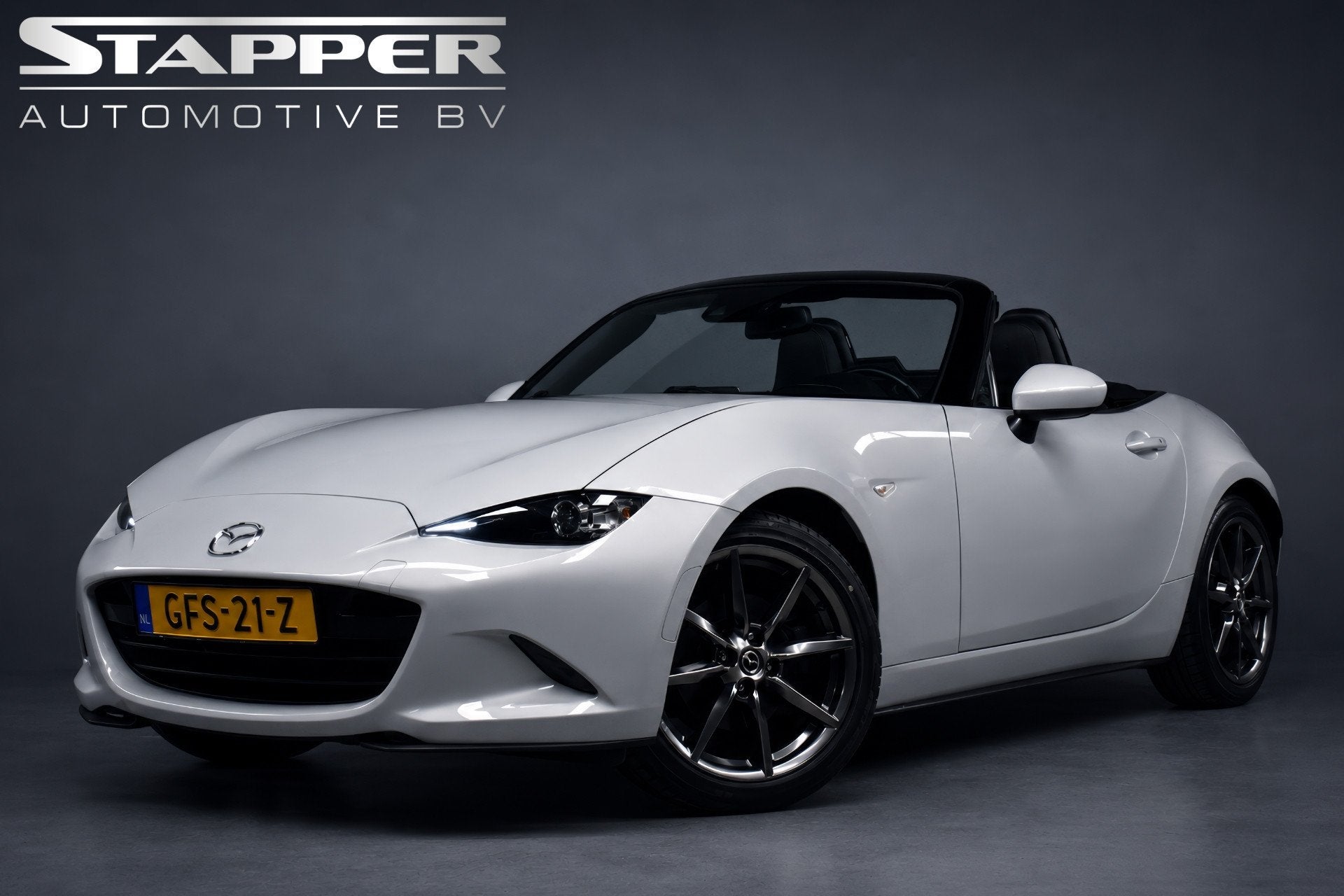 Mazda MX-5 2.0 161pk SkyActiv-G 160 GT-M Bose/Led/Leer/Keyle, Auto's, Gebruikt, 4 cilinders, Cabriolet, Wit