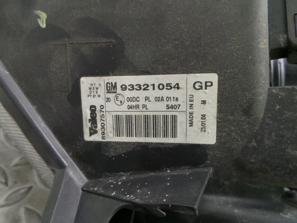 OPEL MERIVA OPC KOPLAMP L 2006, Ophalen of Verzenden, Gebruikt, ARN erkend