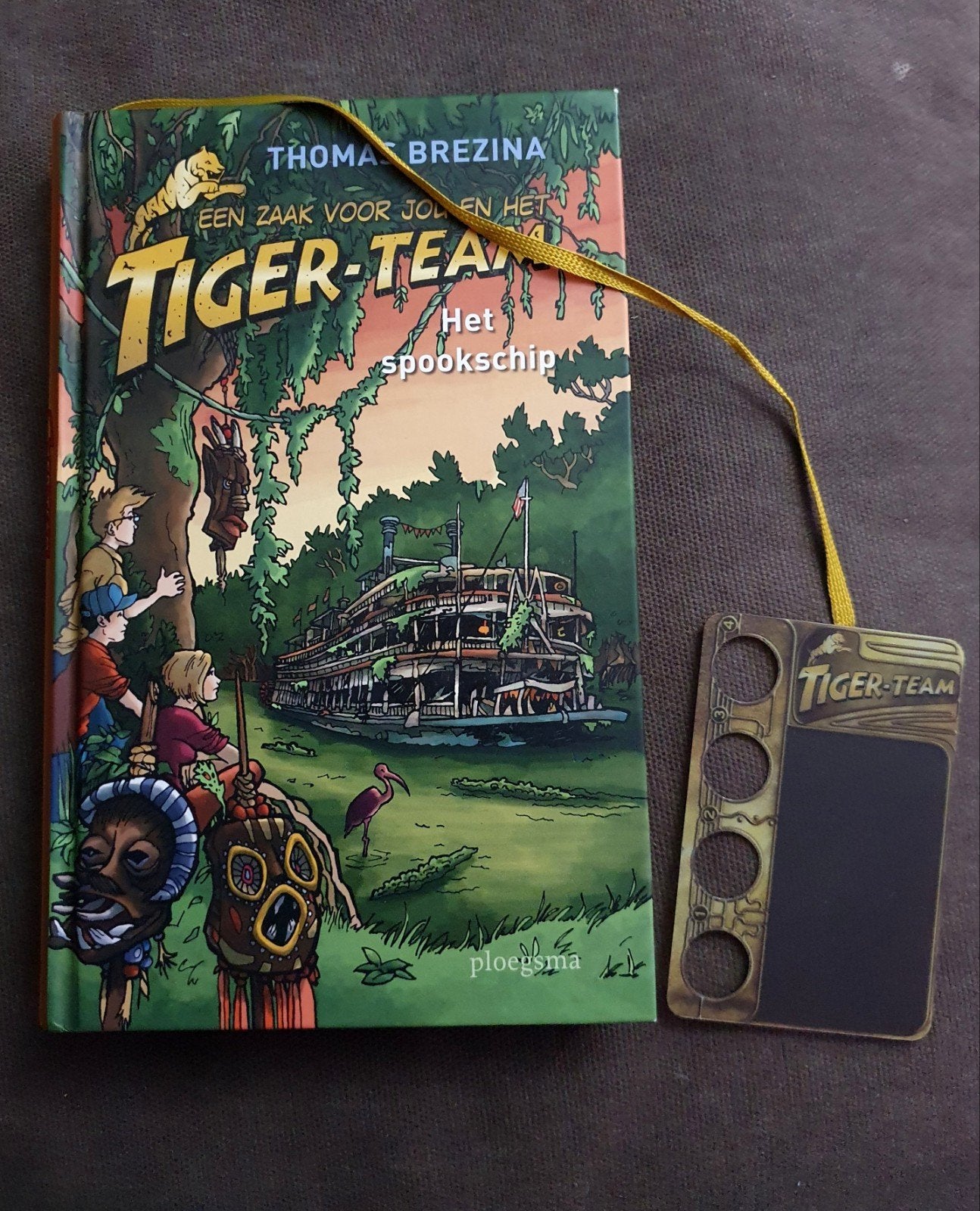Tiger-Team: Het Spookschip - Thomas Brezina, Ophalen of Verzenden, Zo goed als nieuw, Fictie algemeen