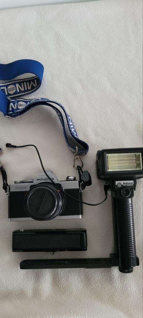Minolta XG1 Spiegelreflexcamera met uitgebreide accessoires, Ophalen of Verzenden, Spiegelreflex, Minolta