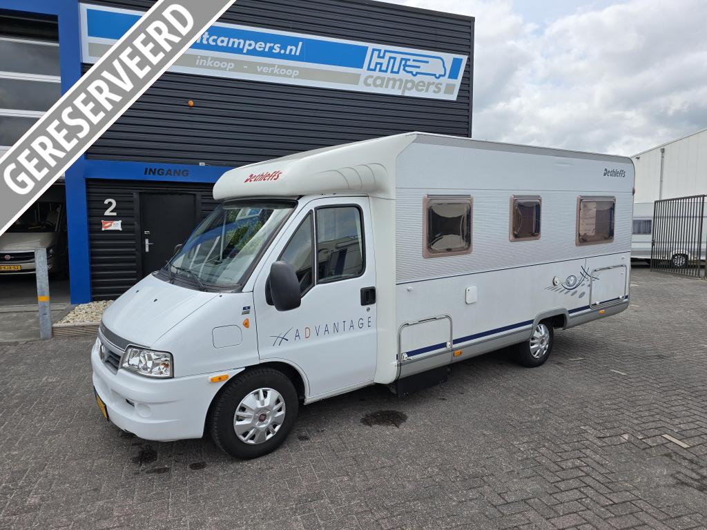 Dethleffs T6561 2003 Vakantie klaar Meeneem prijs!!!!, Standaard zit, Koelkast, Ringverwarming, Fiat