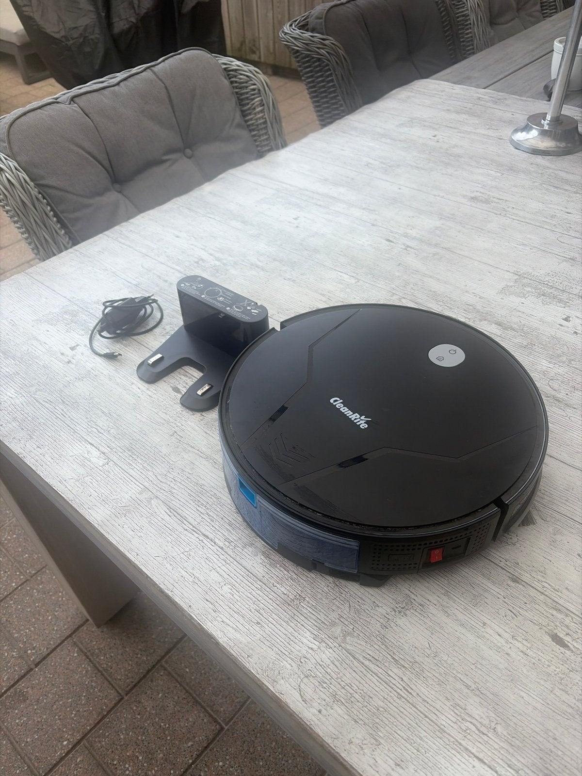 CleanRife Robotstofzuiger met dweilfunctie en oplaadstation, Witgoed en Apparatuur, Overige merken, Dweilfunctie, Ophalen of Verzenden