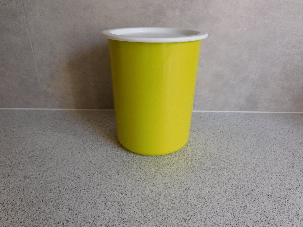 Tupperware Voorraadbus 1,25 Ltr. Lime, Ophalen of Verzenden, Zo goed als nieuw, Overige typen