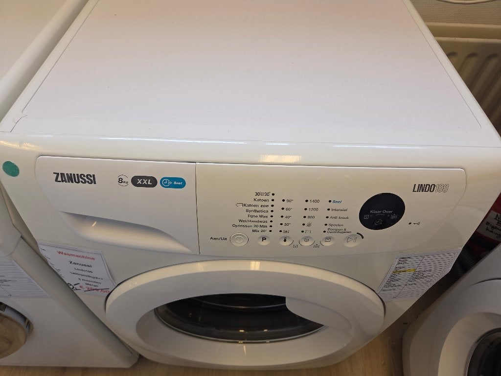 wasmachine - Zanussi - 8kg - AFGEPRIJSD!, Witgoed en Apparatuur, Wasmachines, Ophalen, 8 tot 10 kg, Refurbished, Service.informatie@electrolux.nl