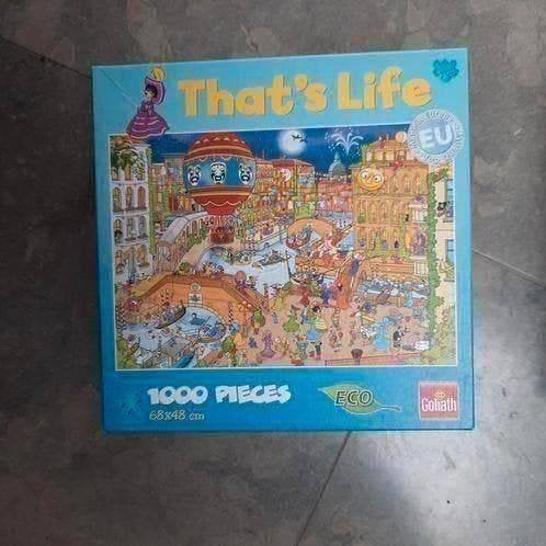 Puzzel 1000, Verzenden, 500 t/m 1500 stukjes, Zo goed als nieuw, Legpuzzel