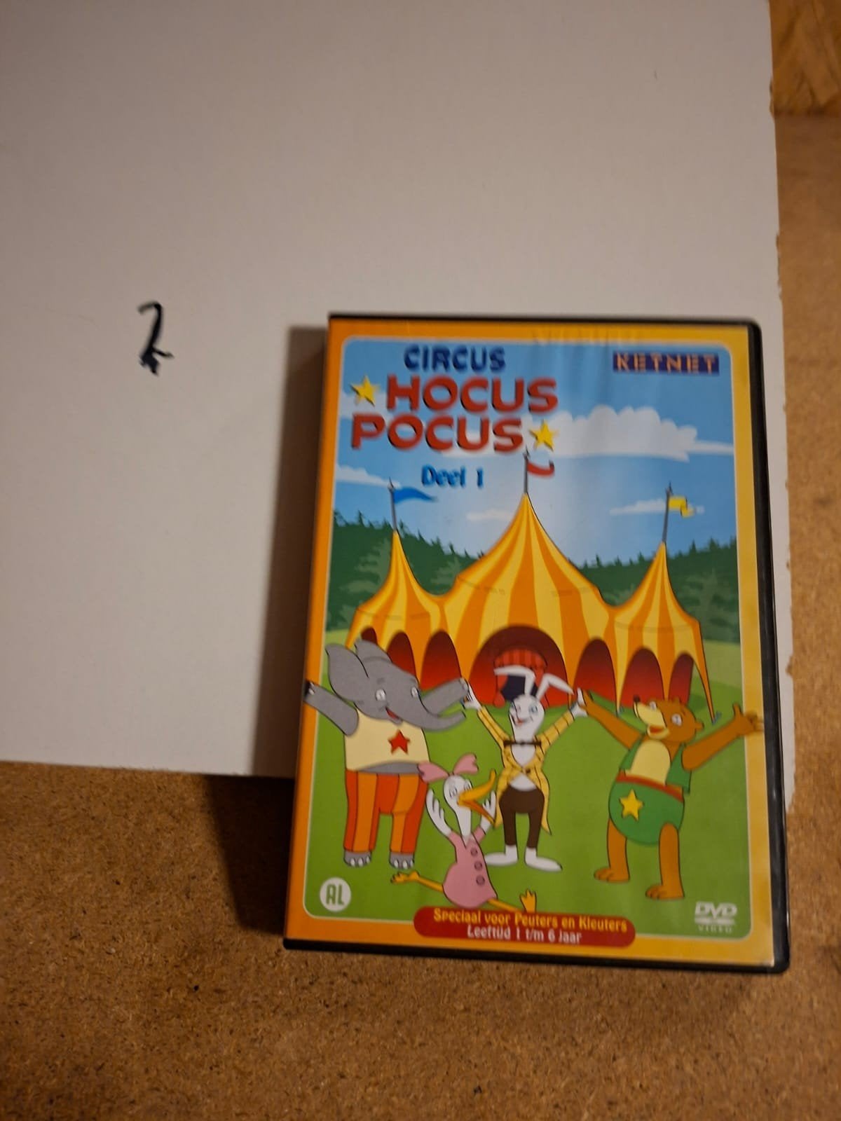 Circus Hocus Pocus Deel 1 DVD - Peuters en Kleuters, Gebruikt, Animatie, Alle leeftijden, Film