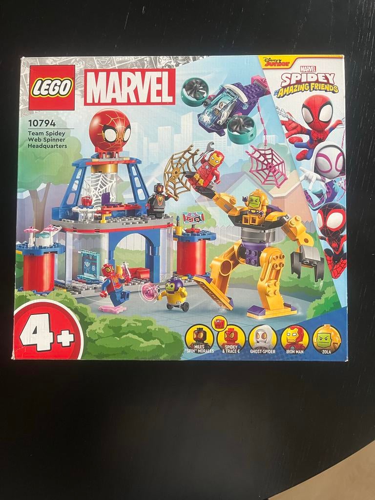 Lego Marvel Spidey Team Spidey Web Hoofdkwartier 10794, Kinderen en Baby's, Speelgoed | Duplo en Lego, Zo goed als nieuw, Lego