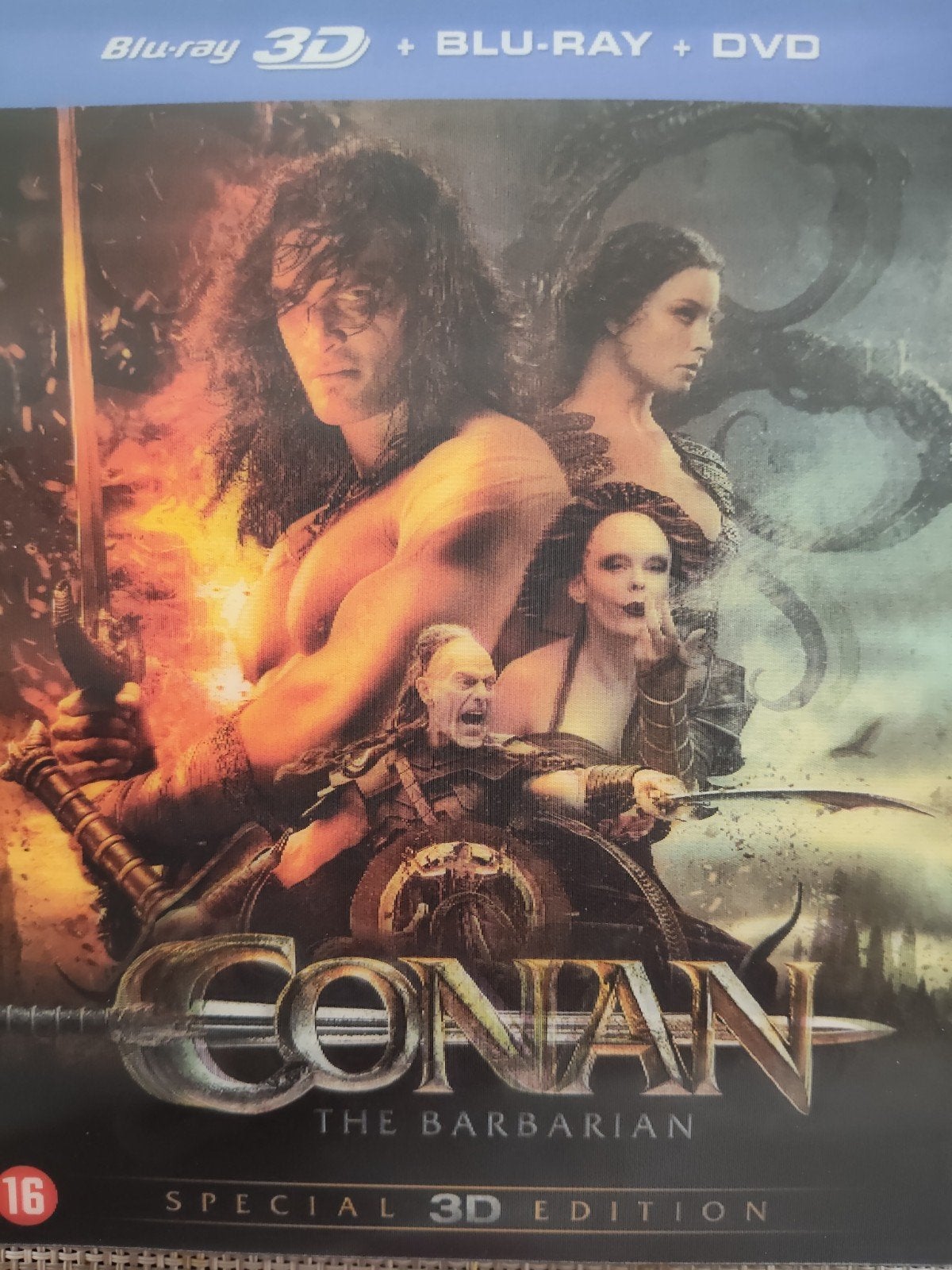 Conan The Barbarian 3D Special Edition Bluray + Dvd NL ZGAN, Cd's en Dvd's, Ophalen of Verzenden, Zo goed als nieuw, Actie