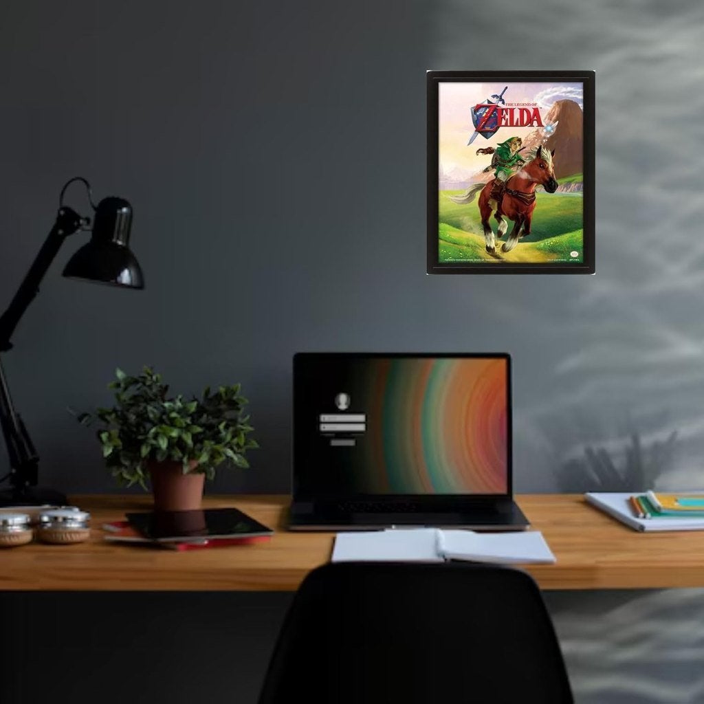 Partij holografische Zelda 3-d afbeelding in lijst, NHP International, Ophalen of Verzenden, Info@nhp-international.com, Nieuw