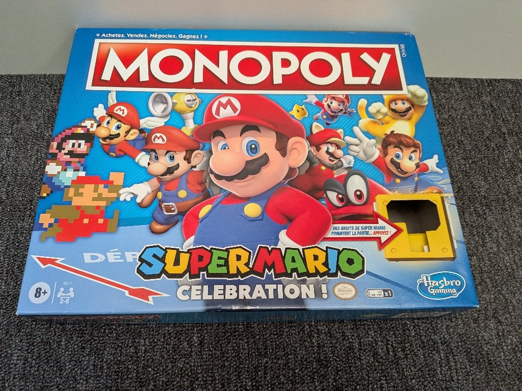Hasbro Monopoly Super Mario Celebration, Vijf spelers of meer, Verzenden, Zo goed als nieuw, Hasbro