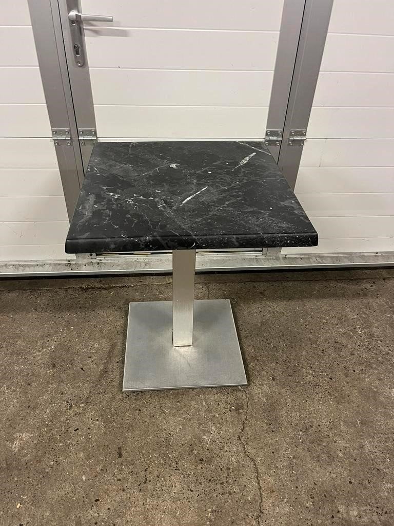 13 stuks Luxe marmerlook bistro terras tafels 60x60, Ophalen, Zo goed als nieuw