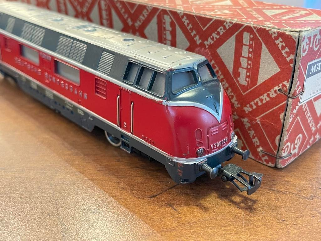 *** RODE DOOS 50er JAREN *** Märklin 3021 ***, Wisselstroom, Locomotief, Ophalen of Verzenden, Analoog
