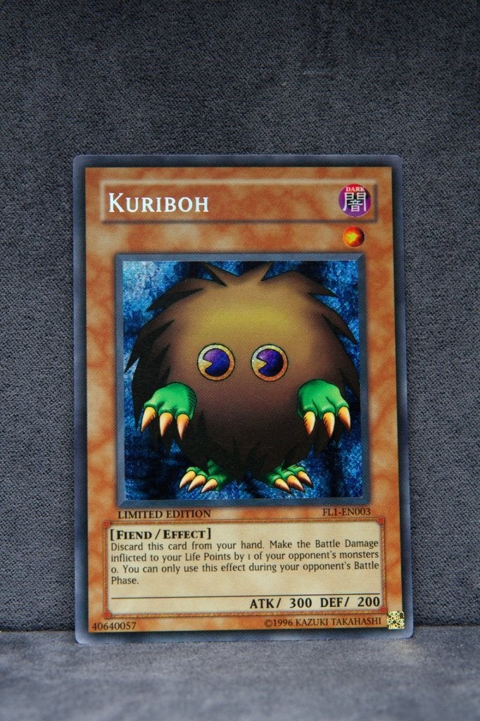 Yu-Gi-Oh! Kuriboh FL1-EN003 Ultra Rare NM, Ophalen of Verzenden, Zo goed als nieuw, Losse kaart, Foil