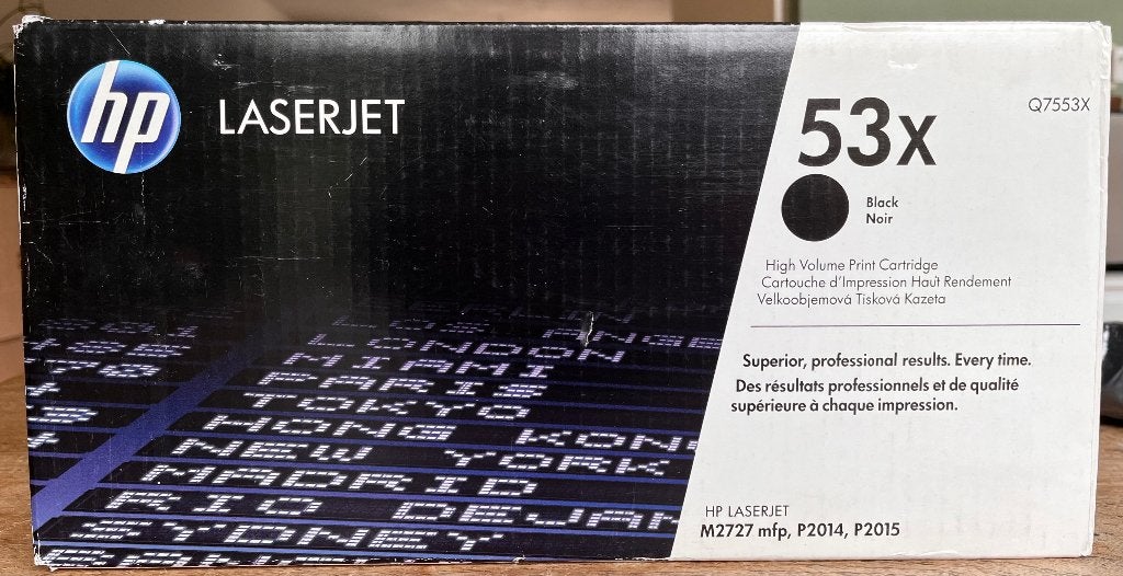Originele HP 53X toner, nog dichte verpakking, Ophalen of Verzenden, Nieuw, Toner, HP Laserjet