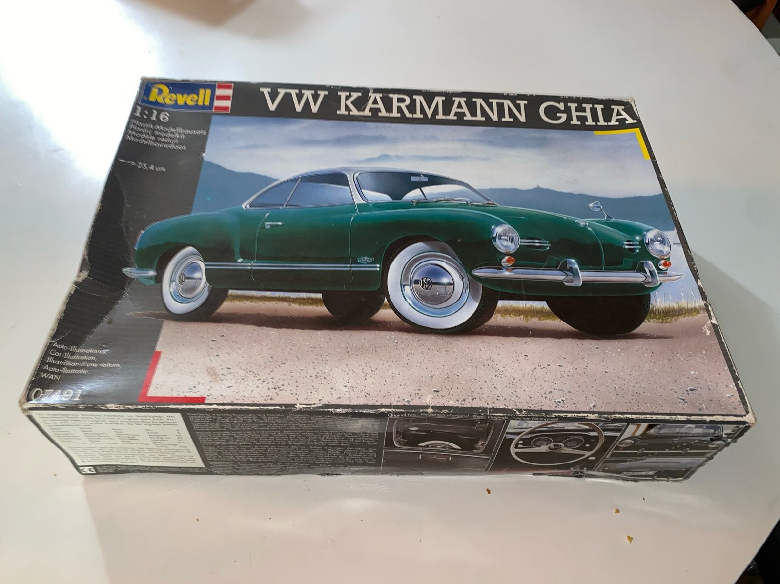 Revell VW Karmann Ghia Modelbouwkit 1:16 07491, Gebruikt, Auto, Revell, Groter dan 1:32