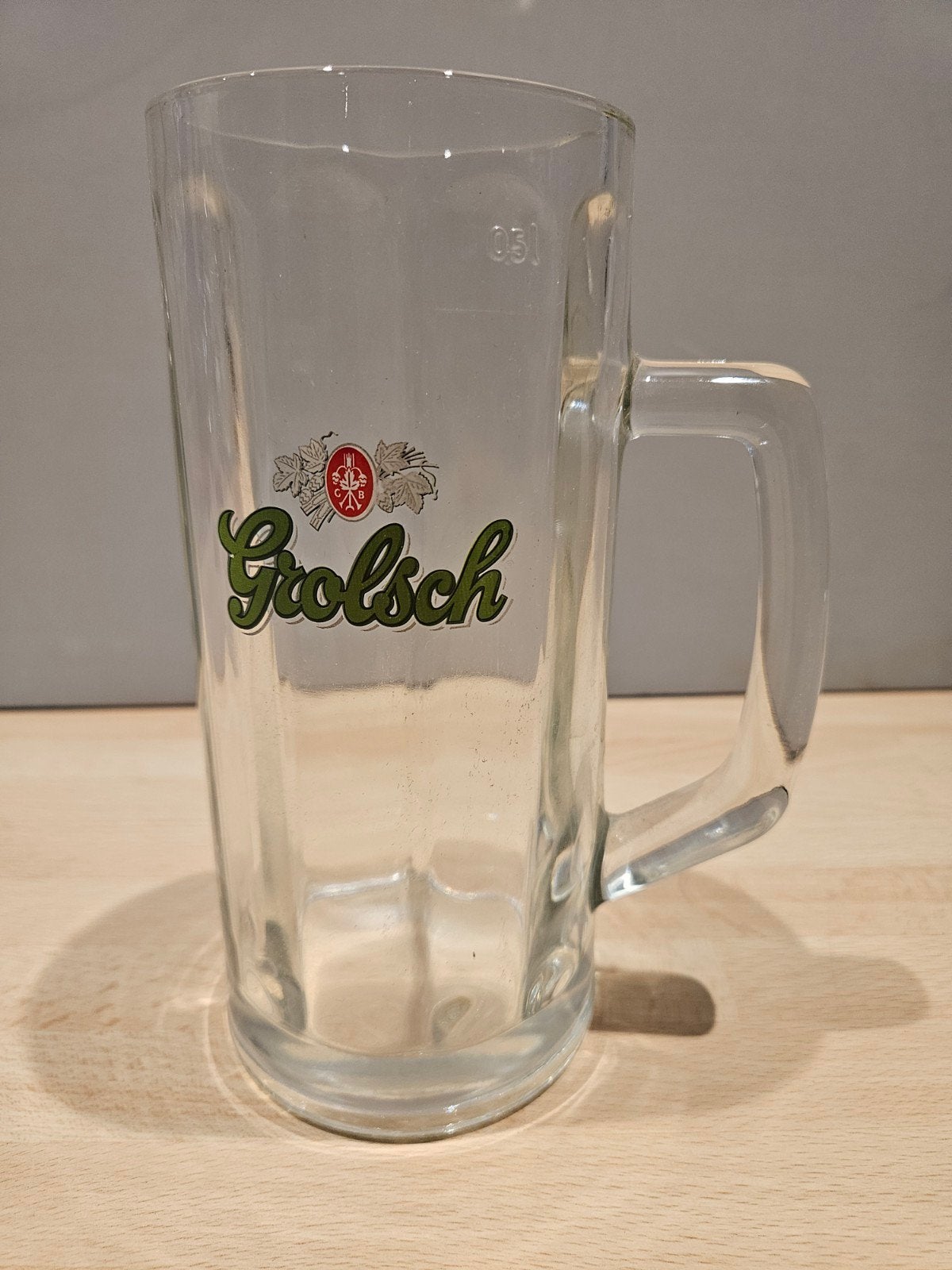 Grolsch bierpul 0,5 liter, Ophalen of Verzenden, Overige merken, Glas, Overige typen