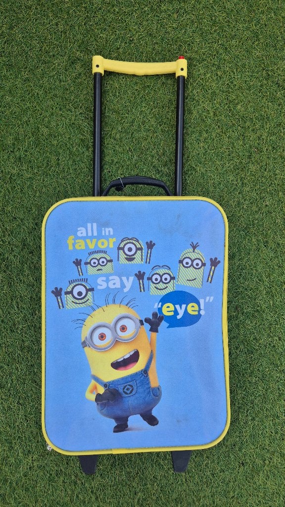 Minions kinderkoffer, Sieraden, Tassen en Uiterlijk, Ophalen, Gebruikt, Minder dan 50 cm, Slot