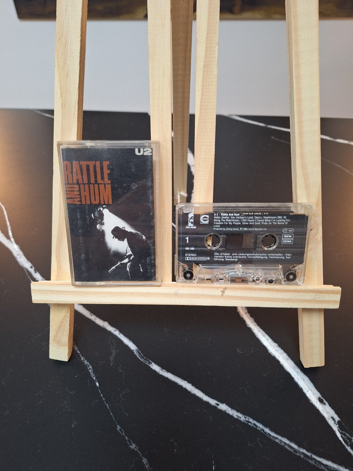 U2 - Rattle and Hum Cassette Tape, Gebruikt, 1 bandje, Ophalen of Verzenden, Voorbespeeld