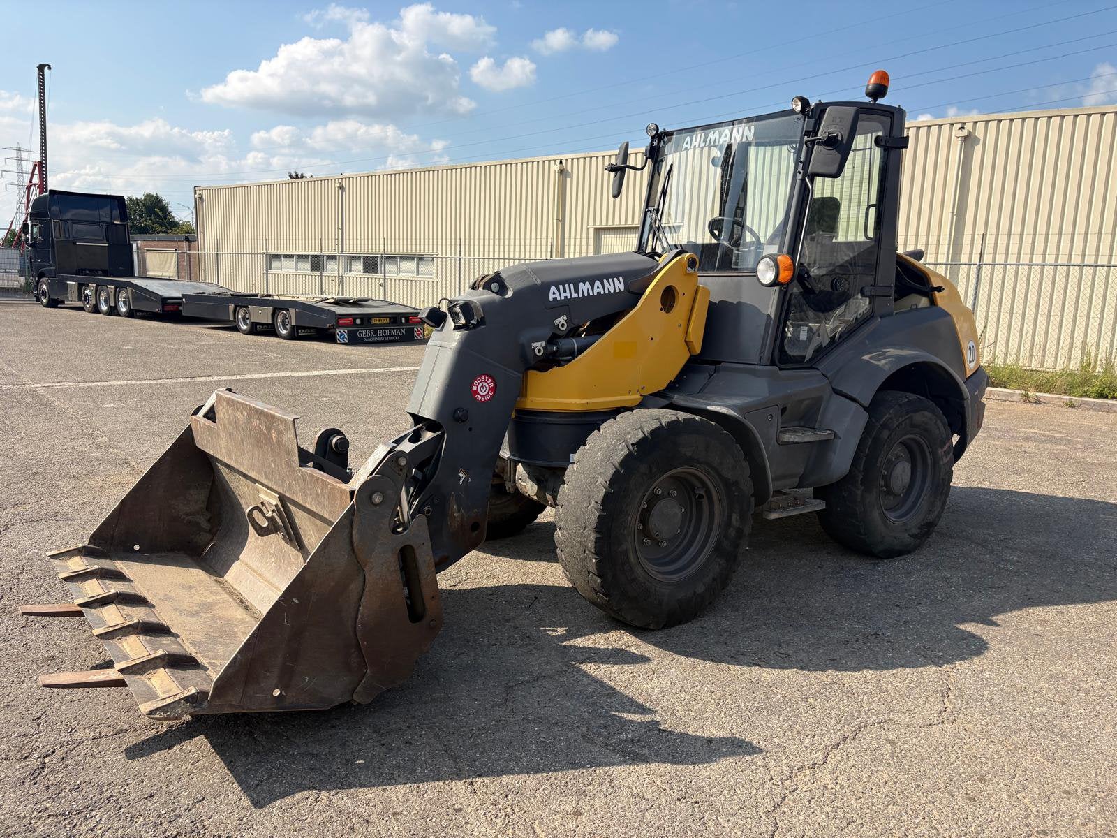 Ahlmann mecalac AS700 Shovel / wiellader TOP MACHINE !!!, Ophalen, Wiellader of Shovel