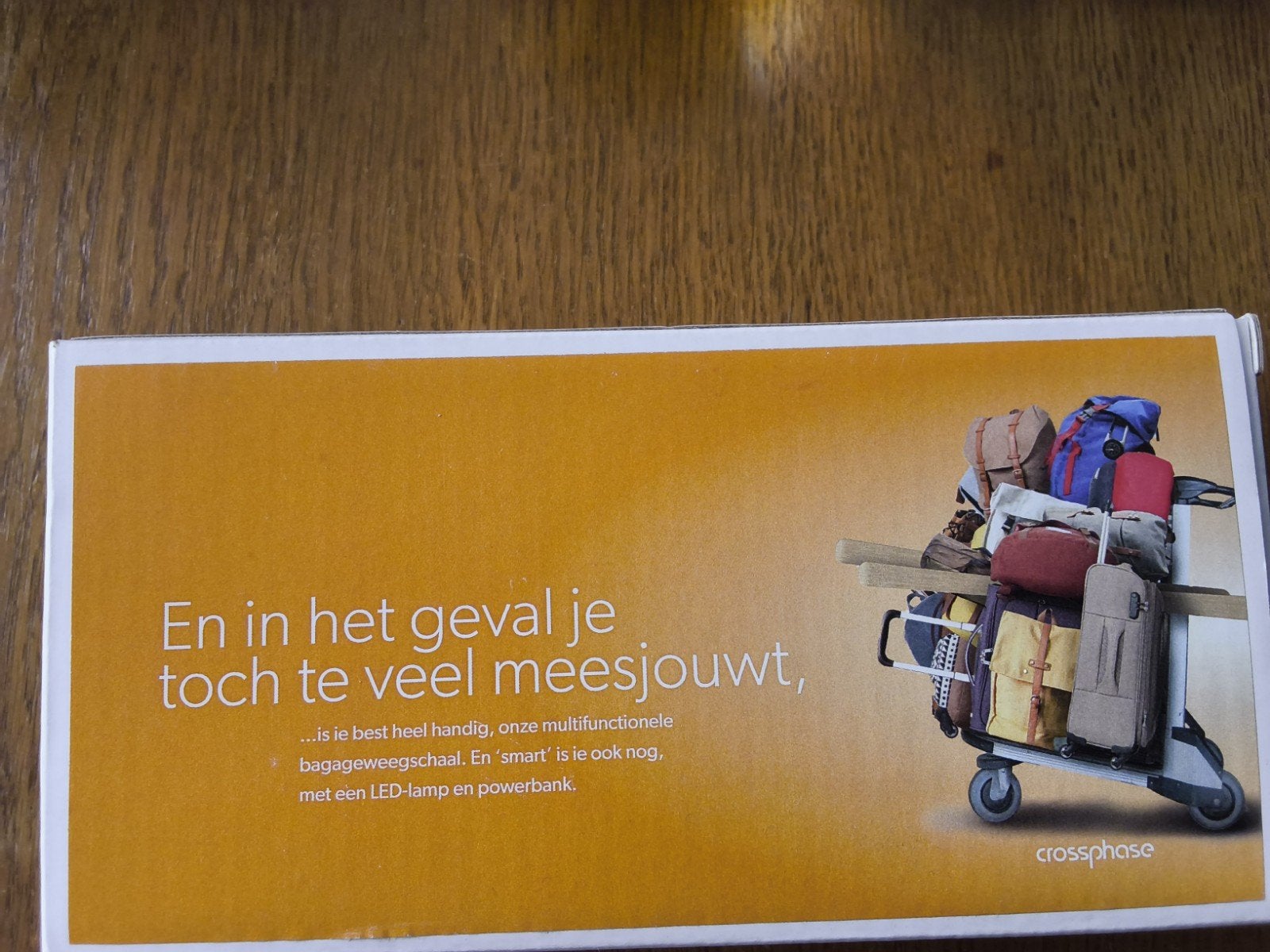 Multifunctionele bagageweegschaal met LED-lamp & powerbank, Ophalen, 1 tot 500 gram, Nieuw, Digitaal
