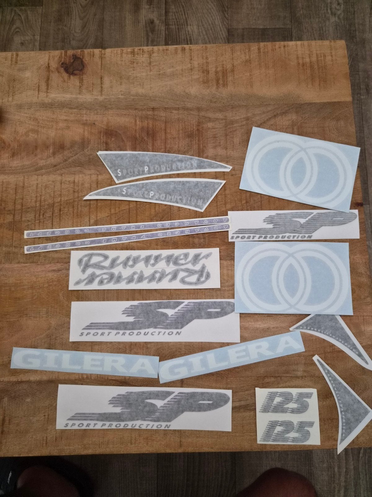 Sticker set Gilera Runner SP paars/blauw - violet/blauw, Ophalen of Verzenden