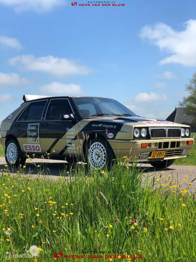 Lancia Delta 1.6 HF Turbo, Auto's, Voorwielaandrijving, Zwart, Geïmporteerd, Lancia