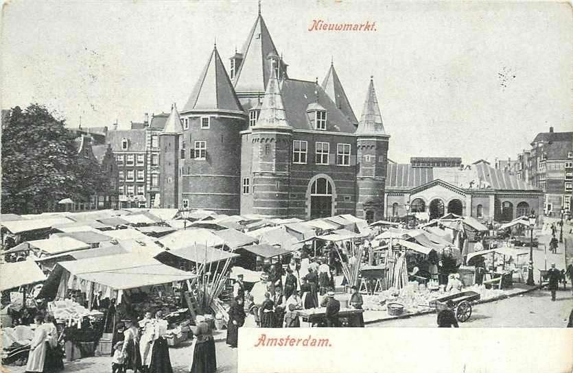377-682-015 Amsterdam Nieuwmarkt, Verzenden, Voor 1920, Noord-Holland