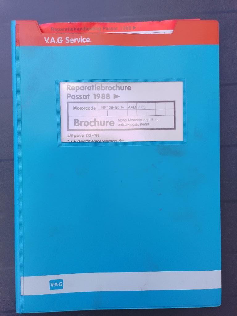 Werkplaatsboek Vw Passat B3 Mono-Motronic inspuit RP AAM ABS, Ophalen of Verzenden, Gelezen, Volkswagen