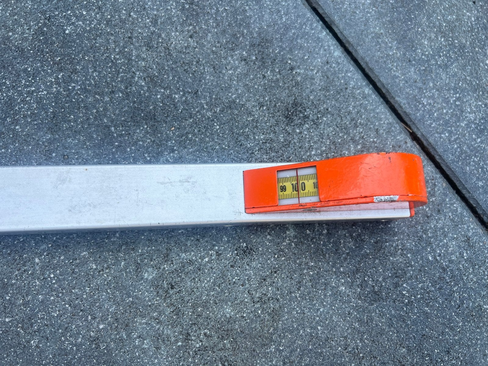 Messfix meetlint 3 meter- Nedo uitschuifbare meetlat, Ophalen of Verzenden, Zo goed als nieuw, Afstand