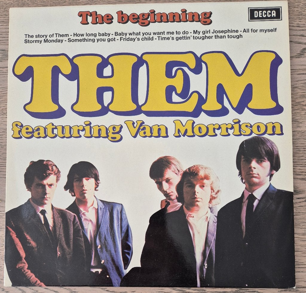 Them Featuring Van Morrison – The Beginning, Ophalen of Verzenden, Gebruikt, 12 inch