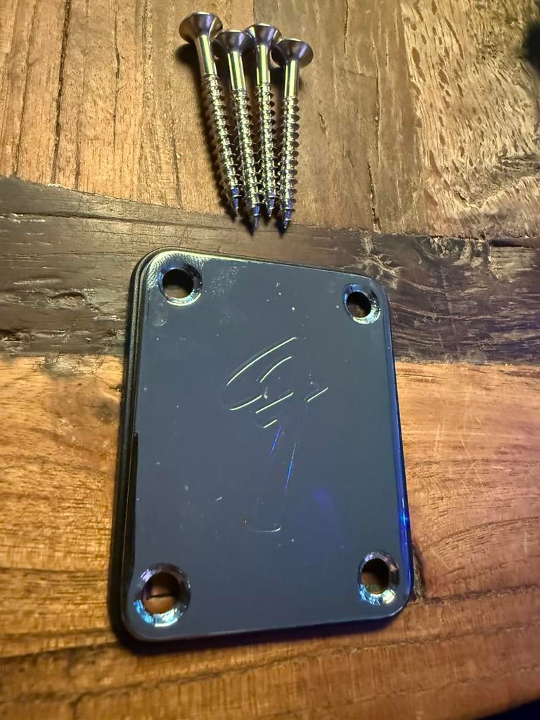 Fender neck plaat voor strat/Tele etc Chrome, Muziek en Instrumenten, Instrumenten | Onderdelen, Verzenden, Geen, Geen, Nieuw