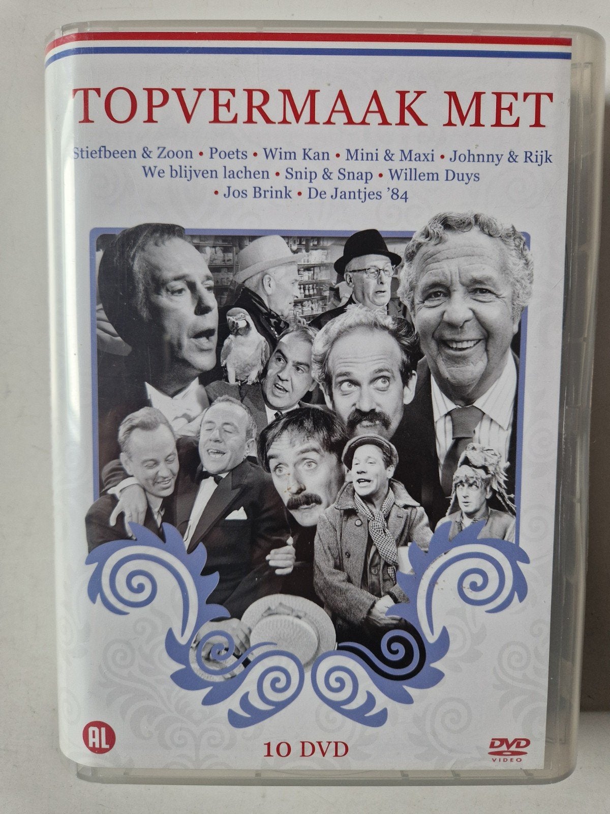 Top Vermaak Met - 10 DVD Boxset, Gebruikt, Alle leeftijden, Nederlands, Komedie