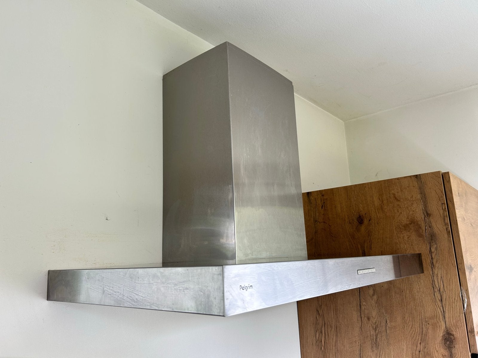 Pelgrim afzuigkap 90cm met filter en/of afvoer, Witgoed en Apparatuur, Afzuigkappen, Ophalen, Gebruikt, Wandschouwkap, Vrijstaand