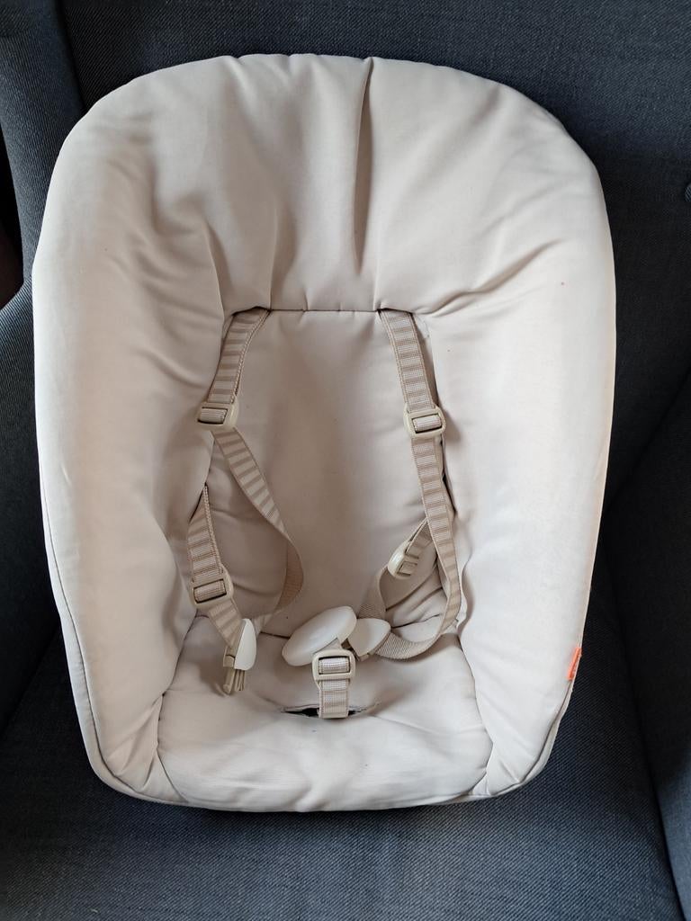 Stokke Tripp Trapp babyset met Ukje hoes, Kinderen en Baby's, Kinderstoelen, Ophalen of Verzenden, Zo goed als nieuw, Meegroeistoel