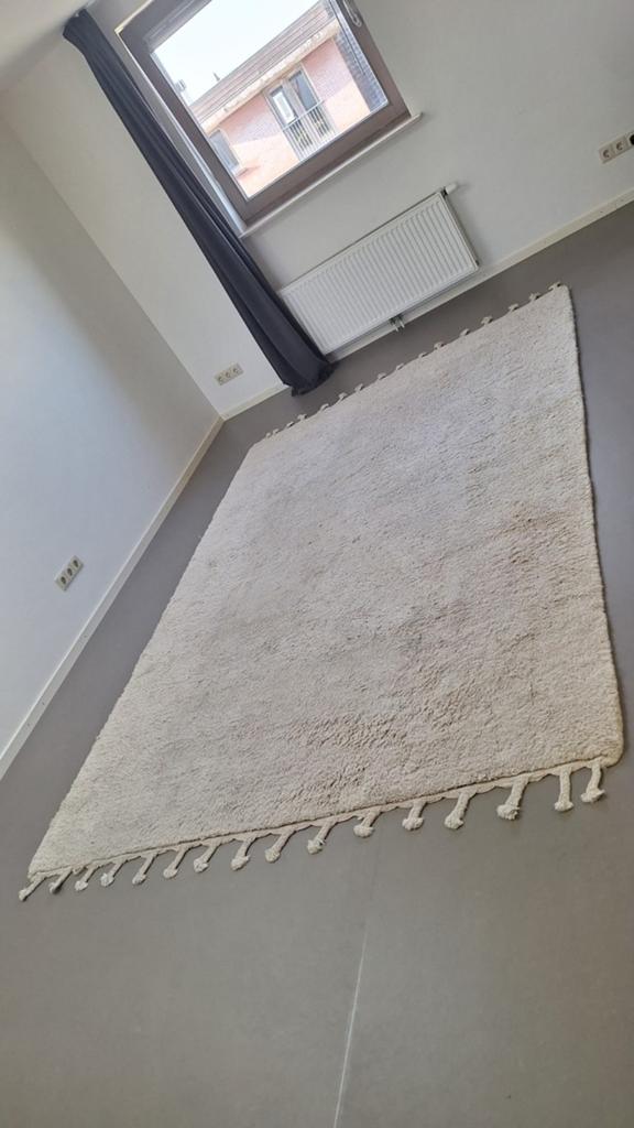 Berber kleed crème kleurig 2,5 x 4 meter, Ophalen, Gebruikt, 200 cm of meer, 200 cm of meer