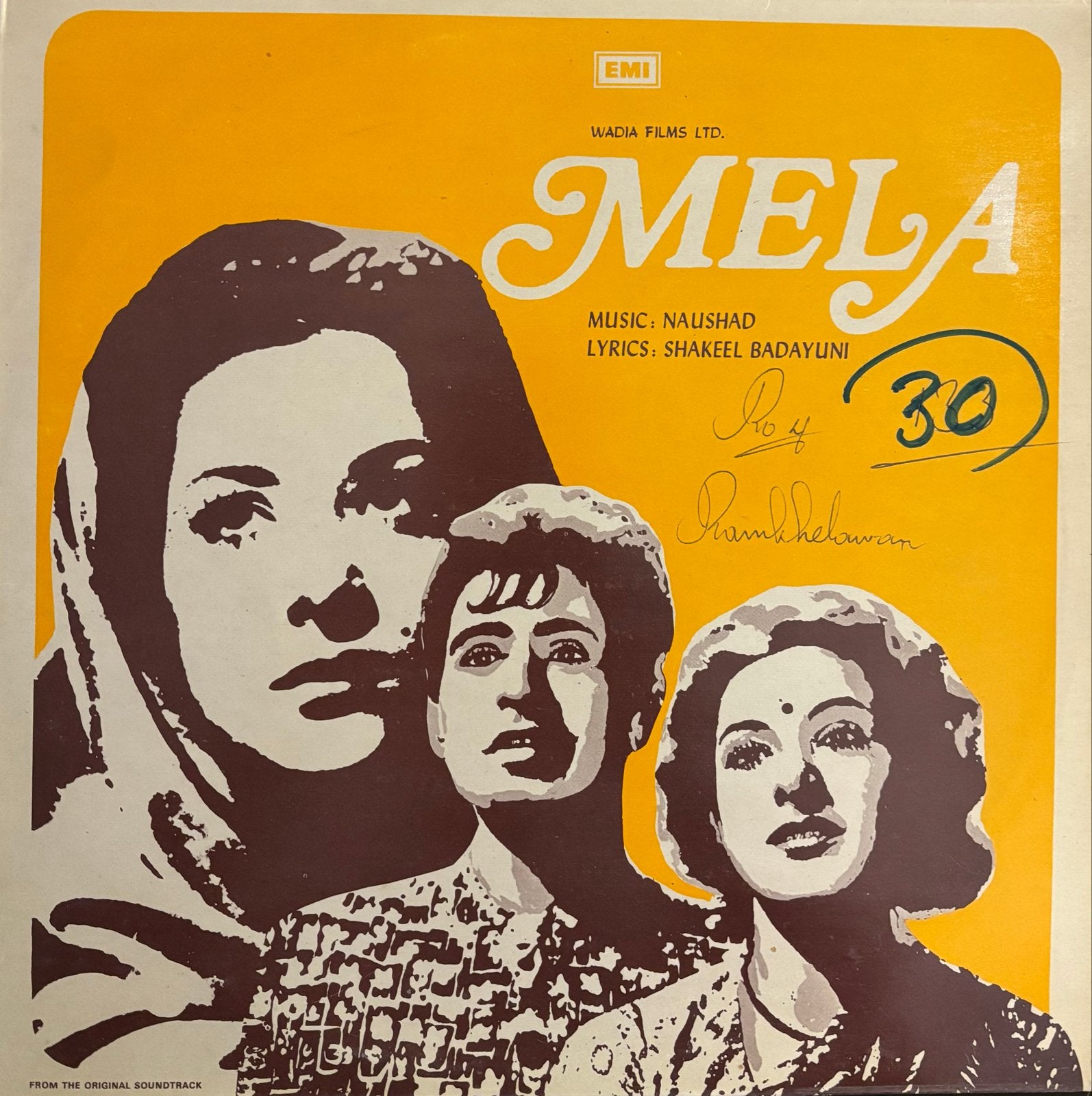 Mela Soundtrack LP - Indiase Bollywood Klassieker, Cd's en Dvd's, Vinyl | Filmmuziek en Soundtracks, Verzenden, Gebruikt, 12 inch