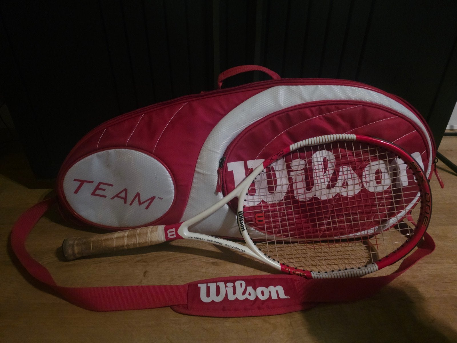Wilson Tennis tas en racket, Ophalen of Verzenden, Zo goed als nieuw, Racket, Wilson