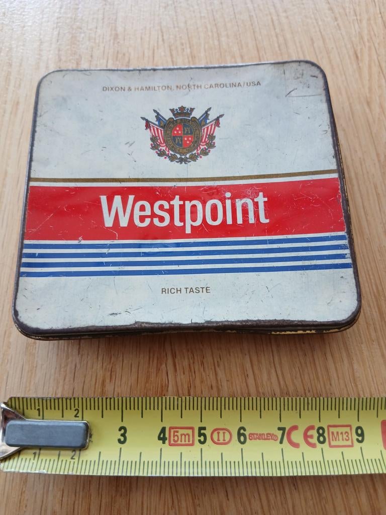 Vintage Westpoint shag blikje, Verzamelen, Blikken, Ophalen of Verzenden