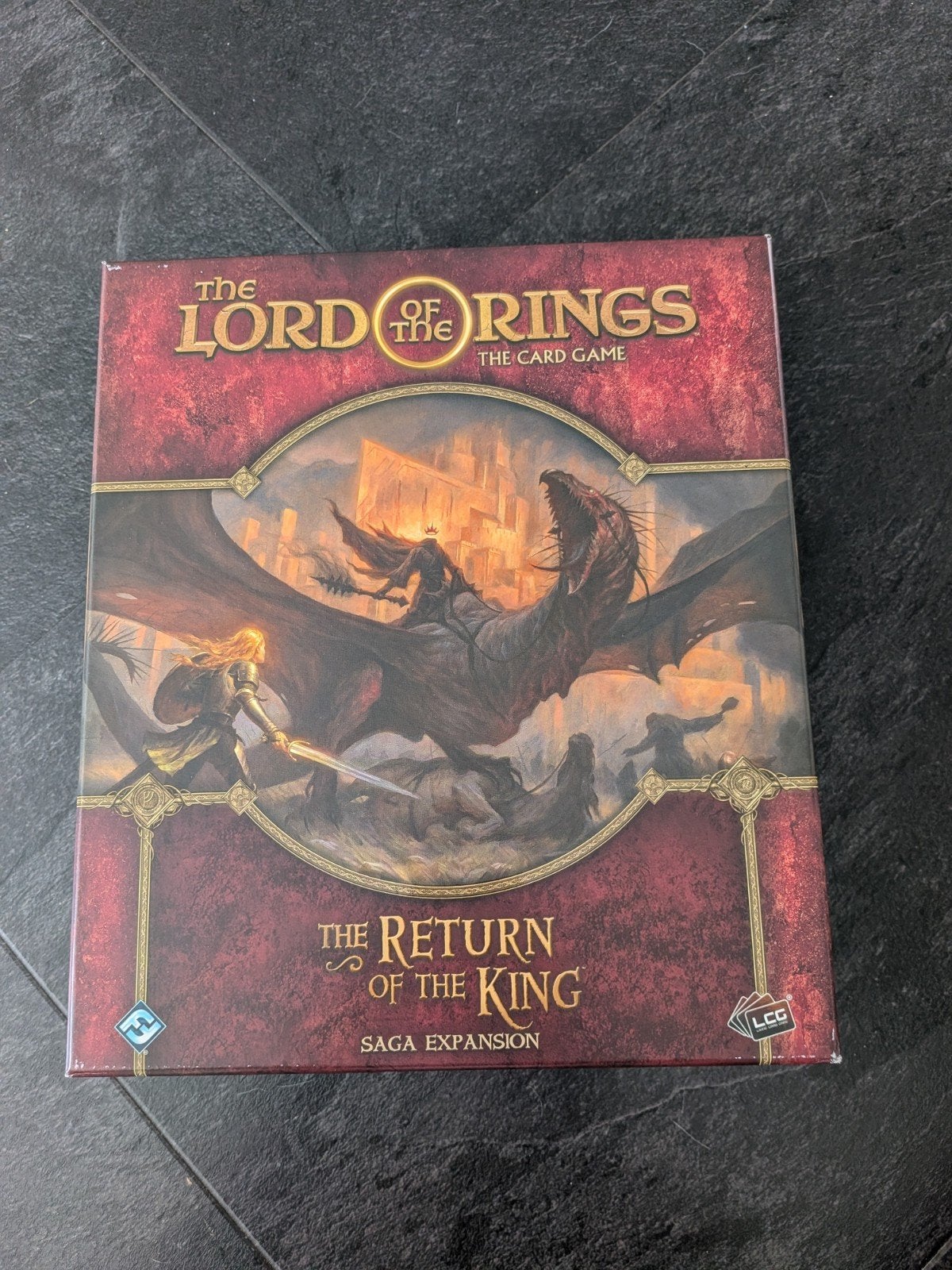 Lord of the Rings LCG: Return of the King Saga Expansion, Hobby en Vrije tijd, Een of twee spelers, Ophalen of Verzenden, Nieuw