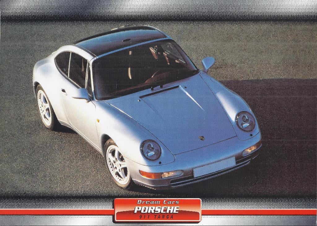 Ma330 foto porsche 911 targa --- ( afmeting 28 cm x 20 cm ), Ophalen of Verzenden, 1980 tot heden, Zo goed als nieuw, Overige onderwerpen