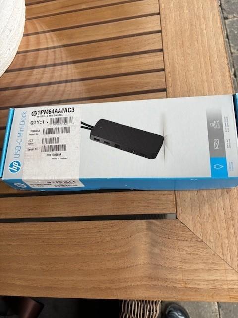 HP USB-C Mini Dock model 1PM64AA-AC3, Computers en Software, Dockingstations, Ophalen of Verzenden, Nieuw